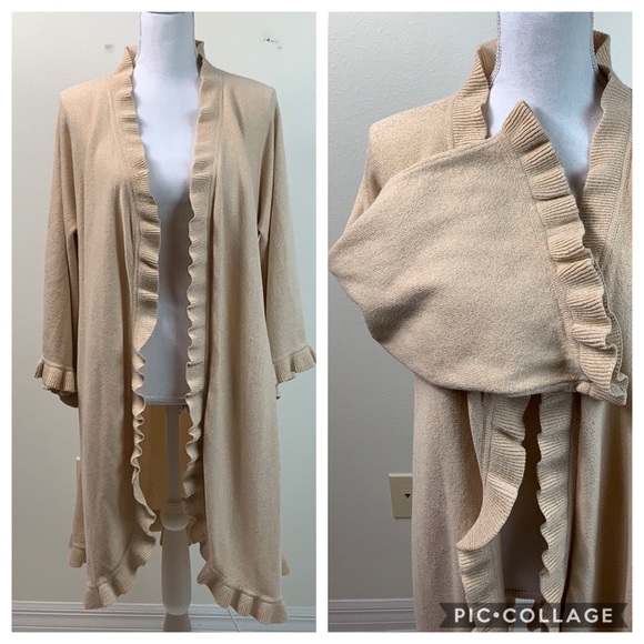dressy duster cardigan